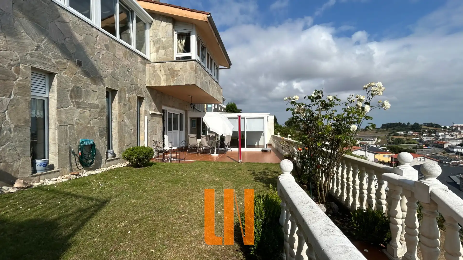Garden of Houses for sale in Culleredo  with Heating, Private garden and Parquet flooring
