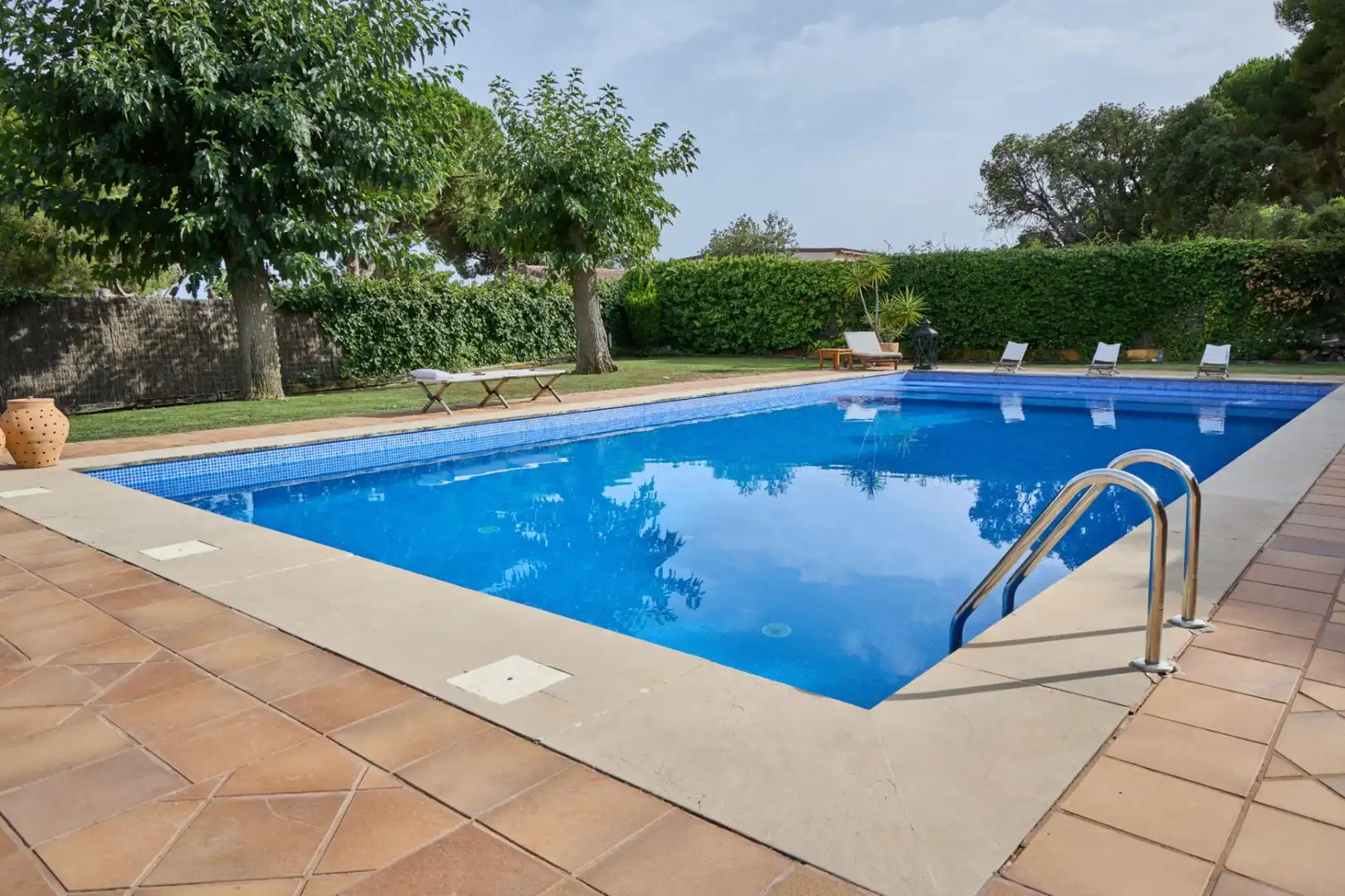 Piscina de Casa o xalet en venda en Sant Andreu de Llavaneres amb Calefacció, Jardí privat i Terrassa