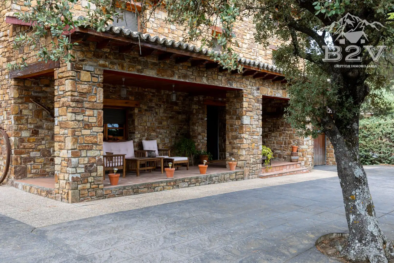Terraza de Casa o chalet en venta en Garganta de los Montes con Aire acondicionado, Calefacción y Jardín privado