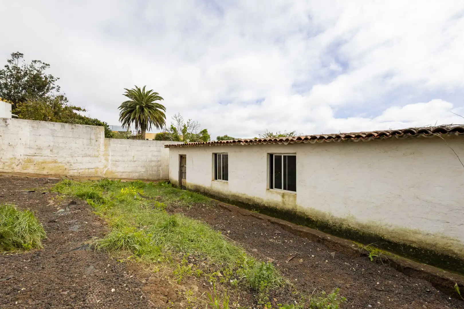 Vista exterior de Casa adosada en venta en San Cristóbal de la Laguna con Jardín privado y Terraza