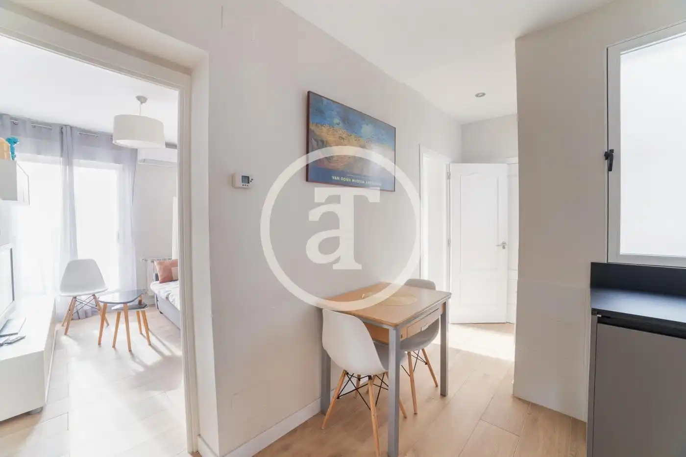 Bedroom of Flat for rent in Madrid  with Air Conditioner, Heating and Furnished