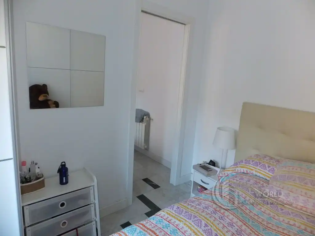 Schlafzimmer von Wohnung zur Miete in Madrid mit Heizung, Möbliert und Ofen