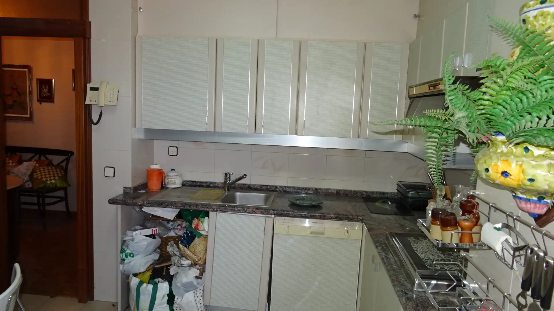 Cocina de Piso en venta en Alicante / Alacant con Aire acondicionado, Calefacción y Parquet