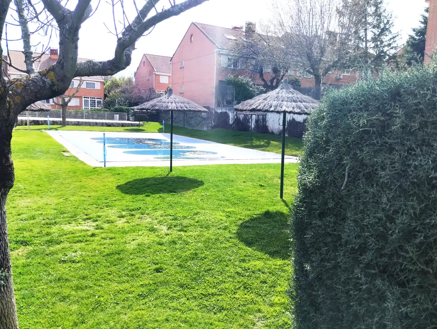 Swimming pool of Detached homes for sale in San Lorenzo de El Escorial  with Air Conditioner, Heating and Private garden