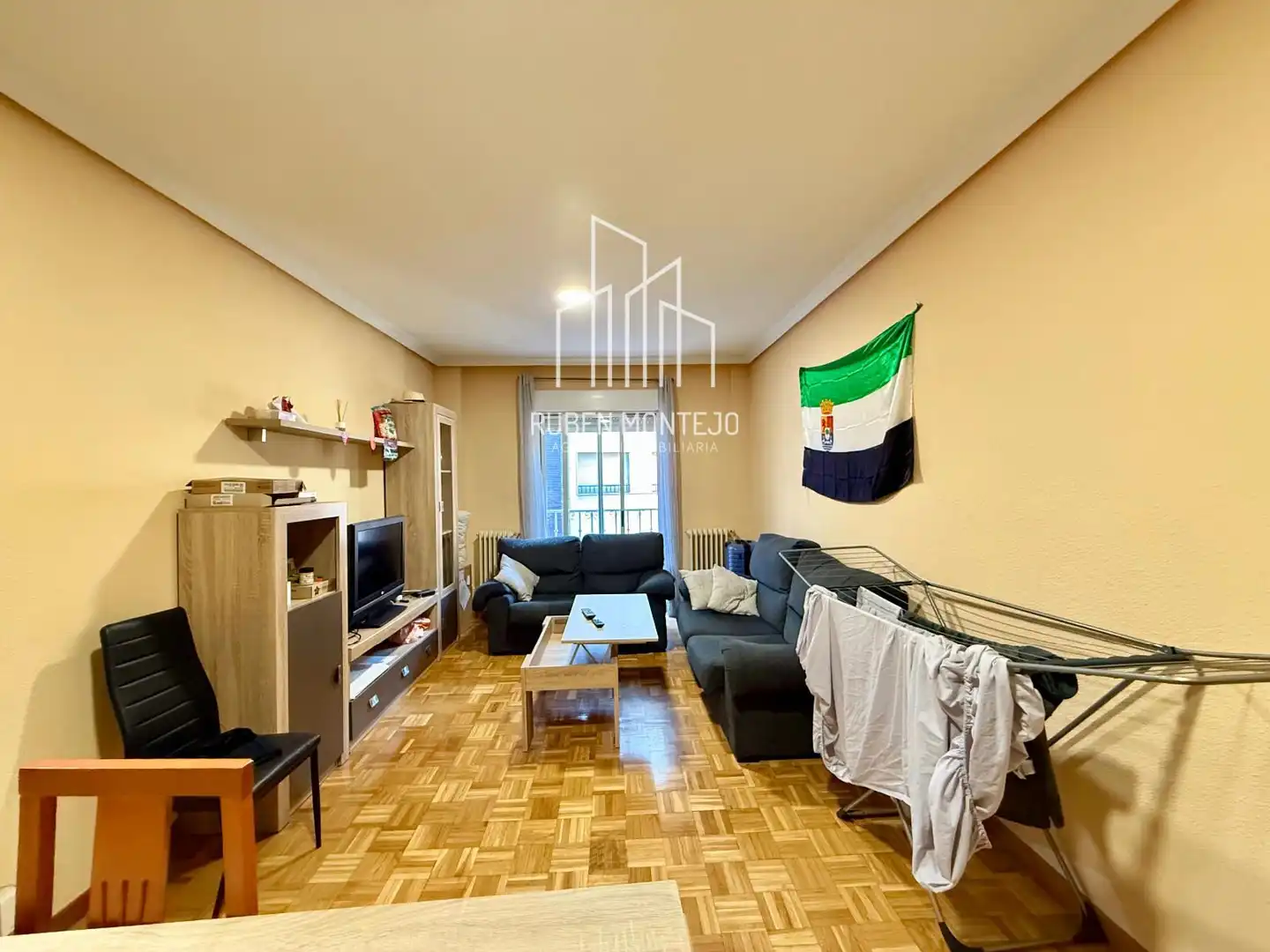 Wohnzimmer von Wohnung zur Miete in Salamanca mit Heizung, Parkett und Terrasse
