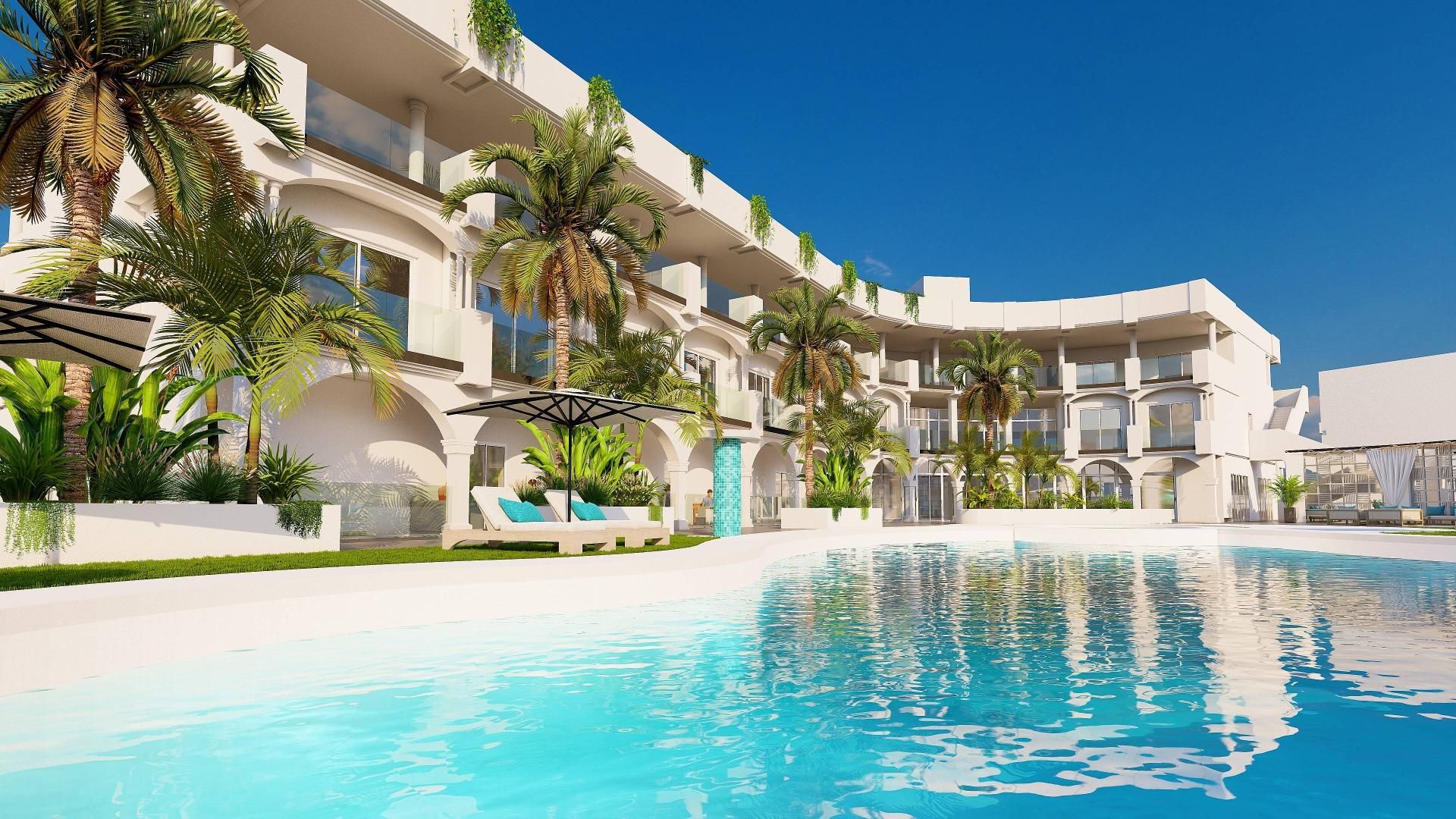 Piscina de Apartament en venda en Rincón de la Victoria amb Aire condicionat, Jardí privat i Terrassa