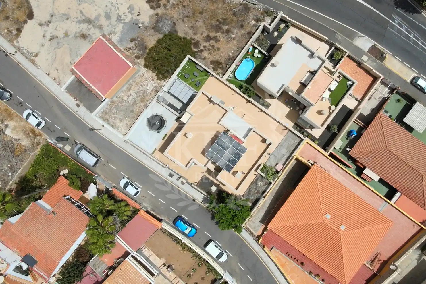 Vista exterior de Casa o chalet en venta en Arona con Aire acondicionado, Jardín privado y Parquet