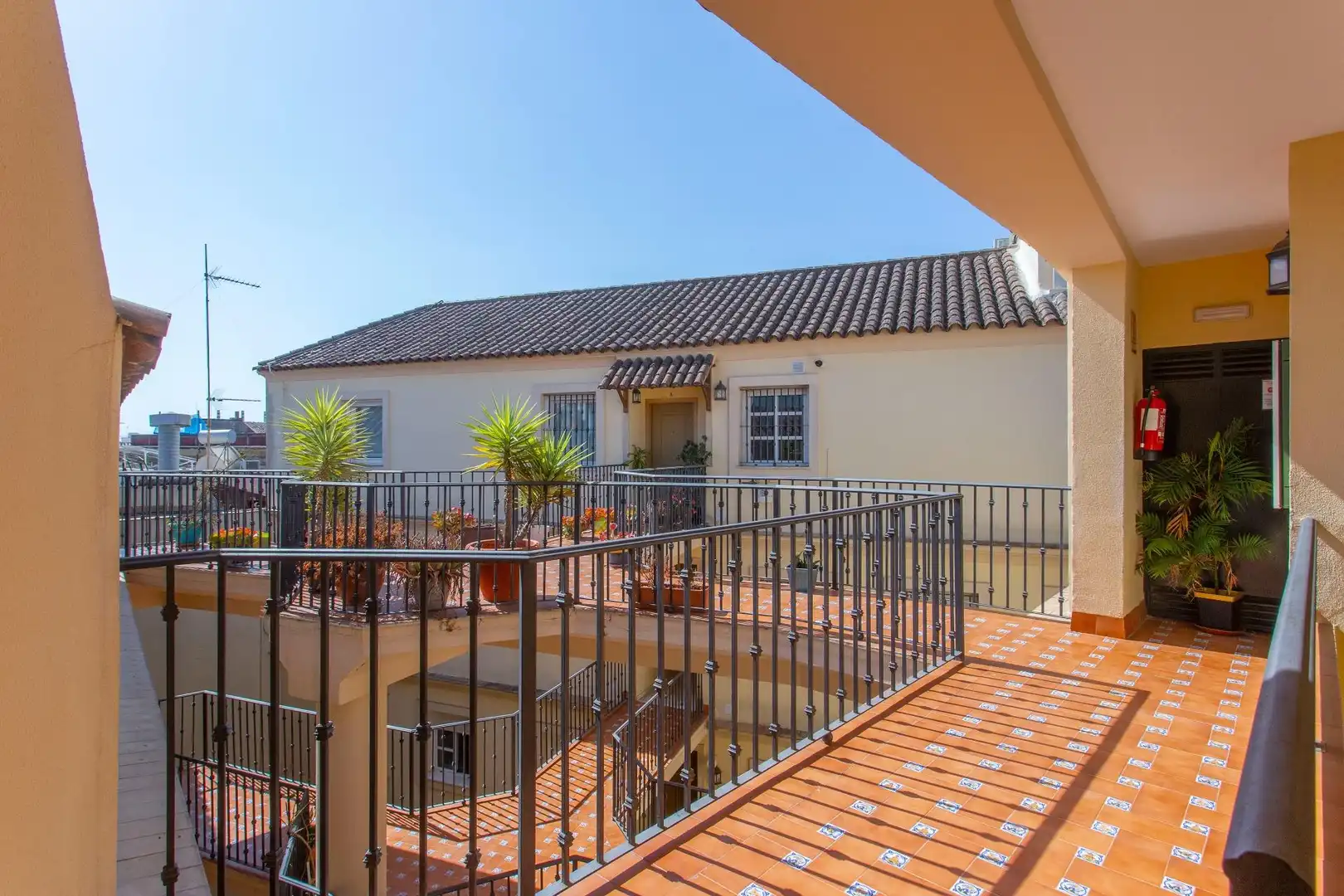 Terrasse von Wohnung zum Verkauf in Jerez de la Frontera mit Klimaanlage, Heizung und Parkett
