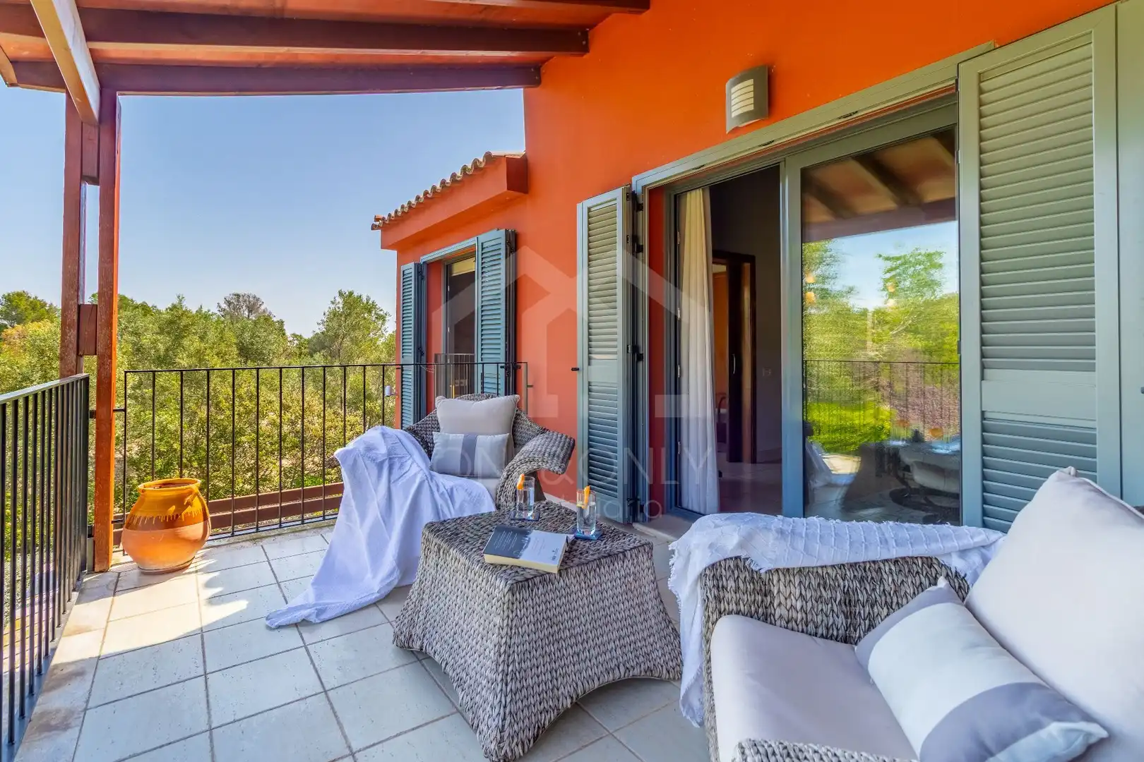 Terrasse von Haus oder Chalet zur Miete in Mont-roig del Camp mit Klimaanlage, Heizung und Privatgarten