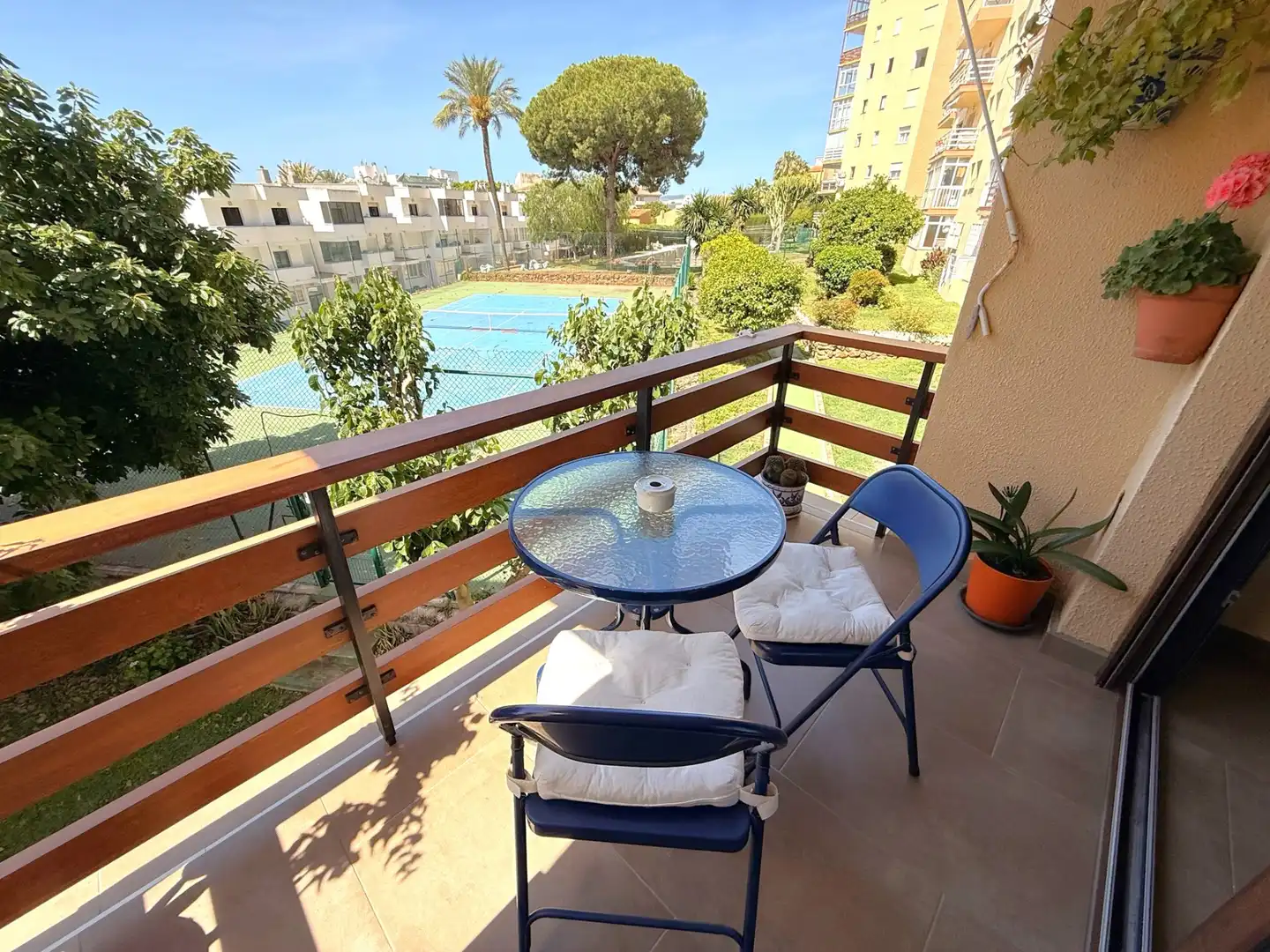 Terraza de Apartamento en venta en Estepona con Aire acondicionado, Terraza y Piscina