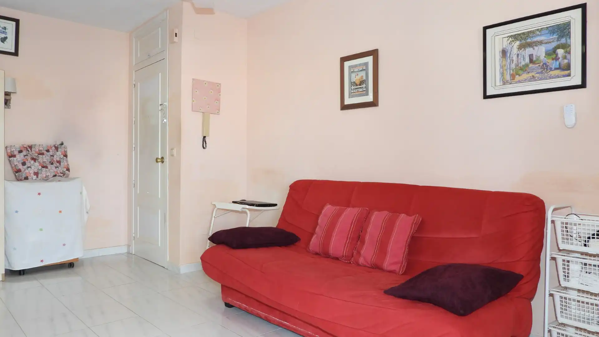 Sala de estar de Piso en venta en La Manga del Mar Menor con Aire acondicionado, Calefacción y Terraza