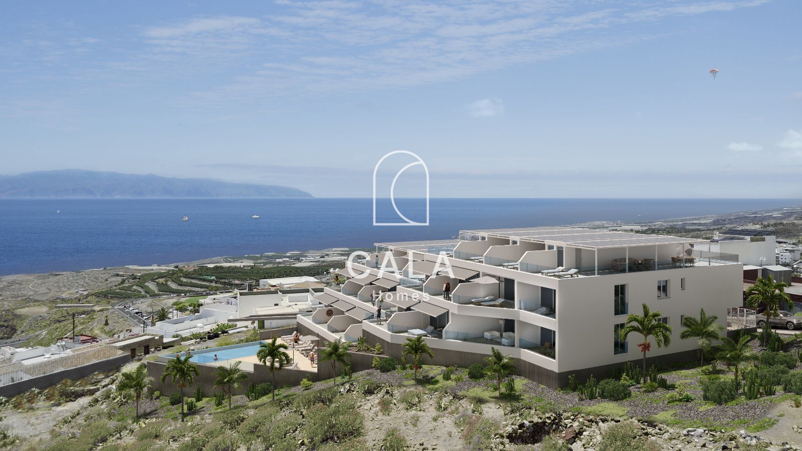 Vista exterior de Pis en venda en Adeje amb Terrassa, Traster i Piscina