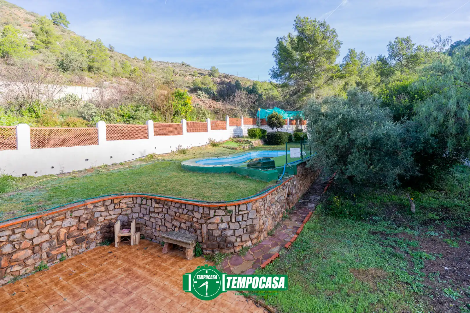 Jardín de Casa o chalet en venta en Azuébar con Aire acondicionado, Trastero y Piscina