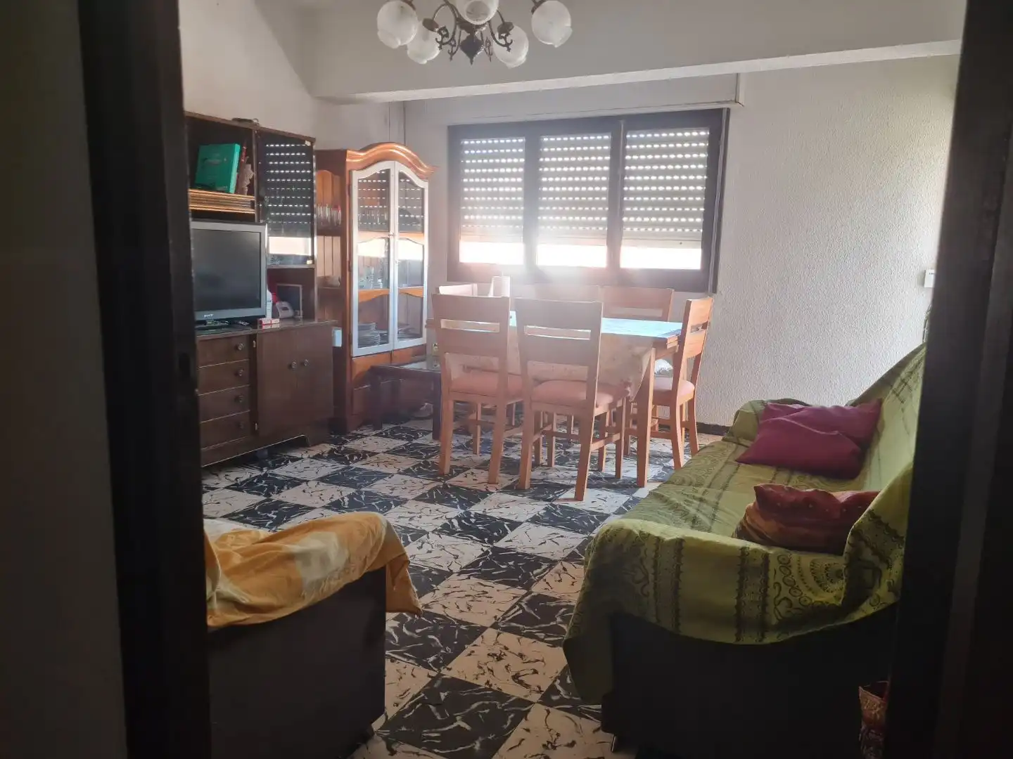 Wohnzimmer von Wohnung zur Miete in Castellón de la Plana / Castelló de la Plana mit Terrasse, Abstellraum und Möbliert