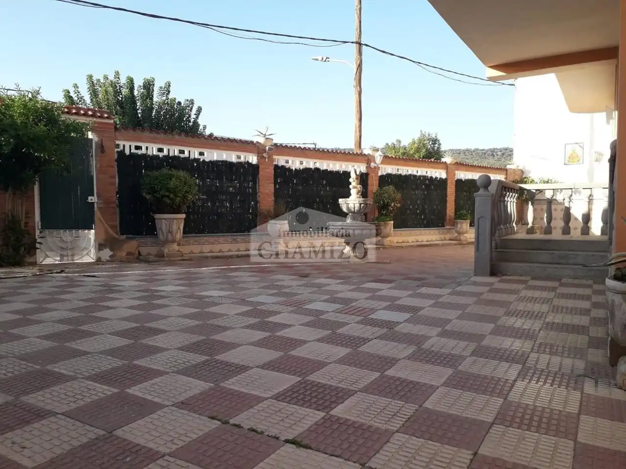 Terraza de Casa o chalet en venta en Villar de Rena con Aire acondicionado, Calefacción y Jardín privado