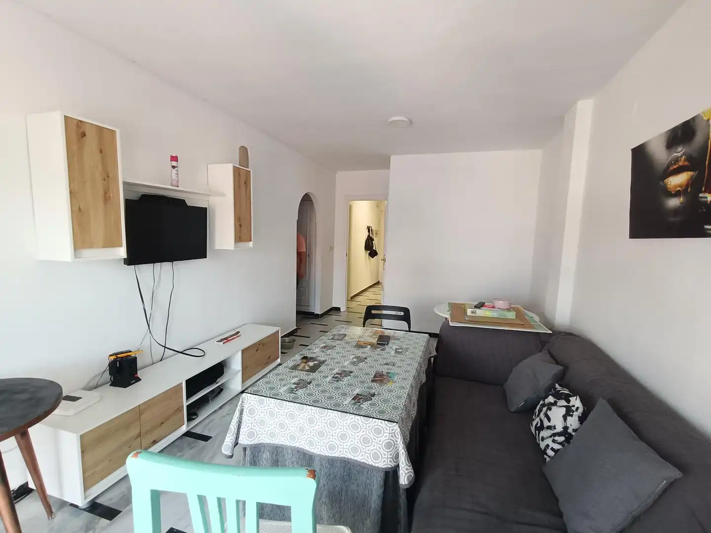 Wohnzimmer von Wohnung zur Miete in Chauchina mit Möbliert und Balkon