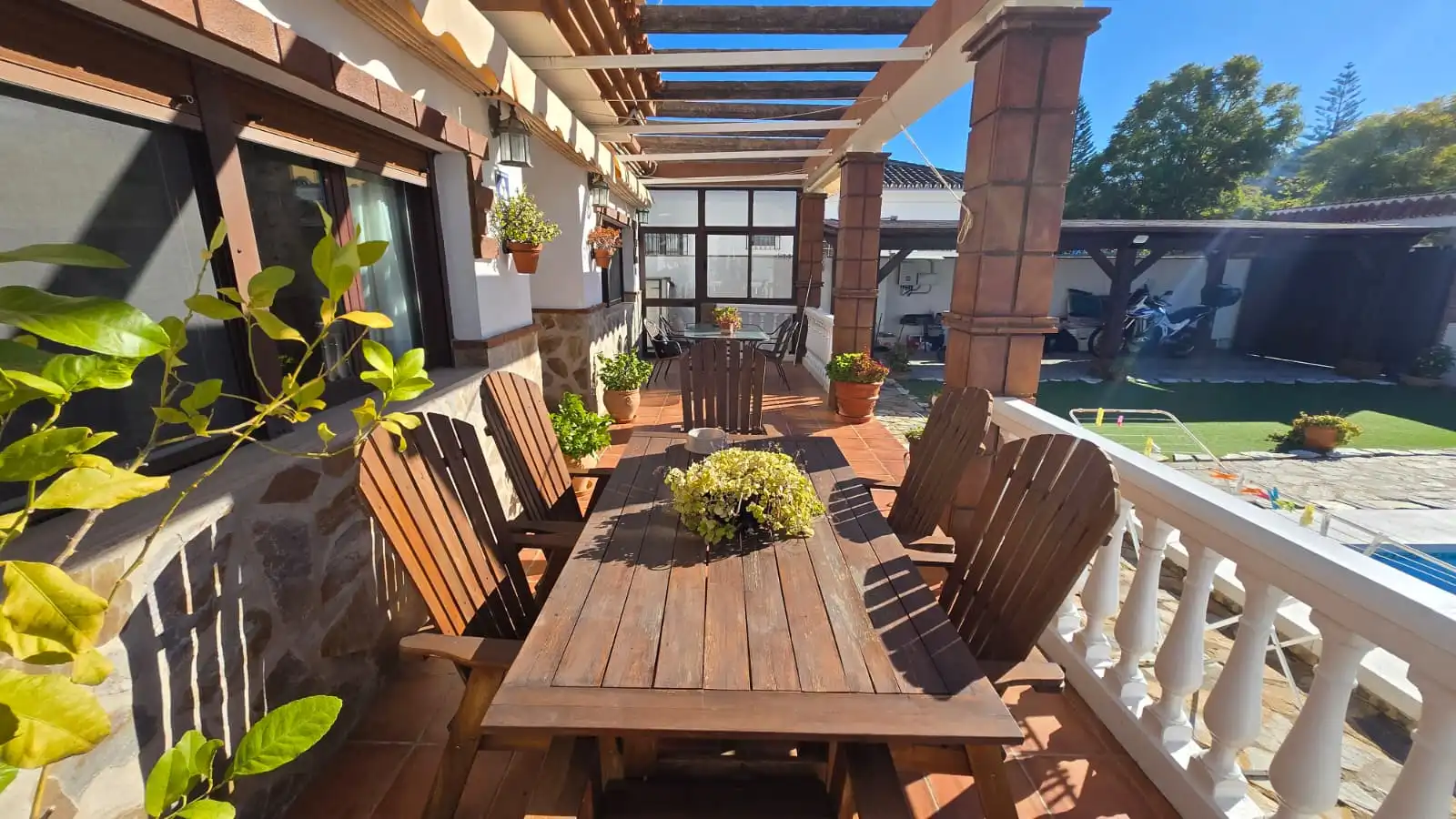 Terraza de Casa o chalet en venta en Alhaurín de la Torre con Aire acondicionado, Jardín privado y Terraza