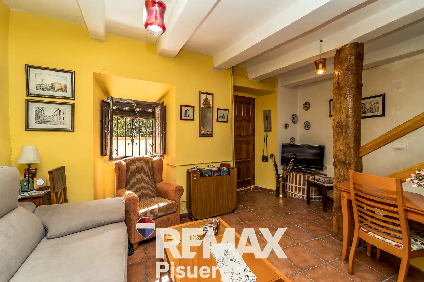 Living room of Houses for sale in Valoria la Buena  with Heating and Terrace