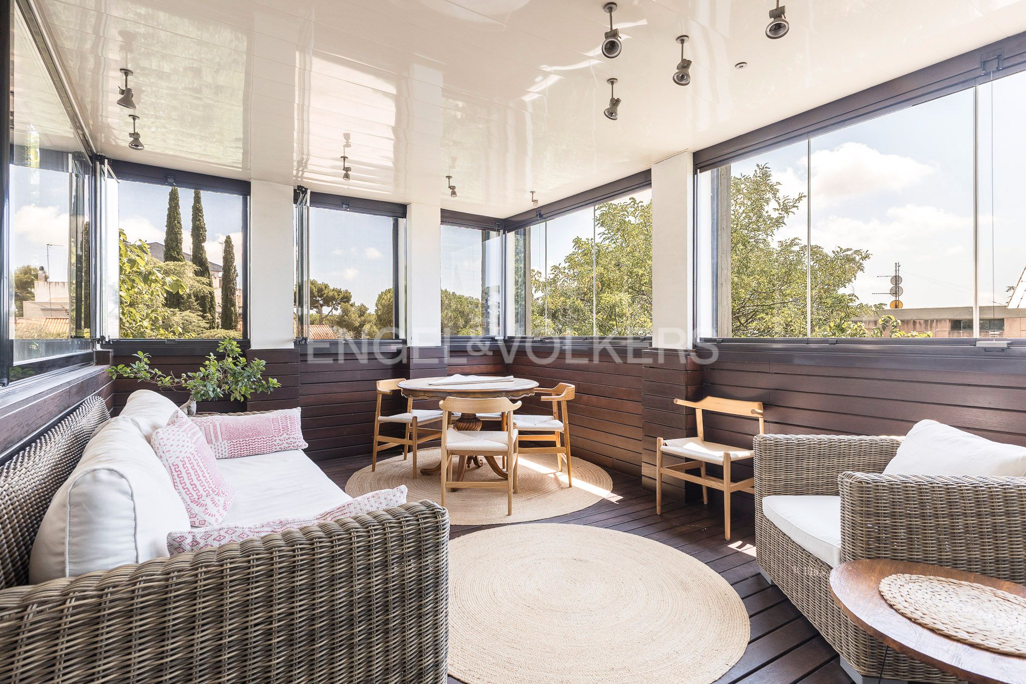 Terrace of Apartment to rent in Esplugues de Llobregat  with Air Conditioner, Heating and Private garden