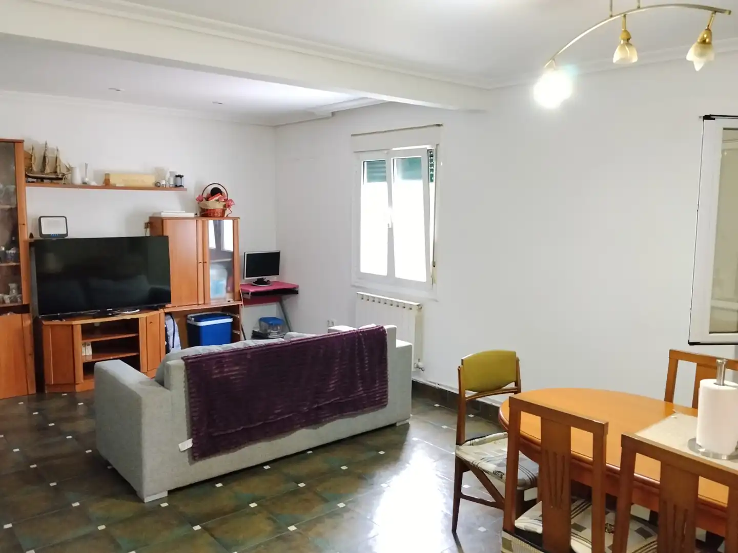 Sala de estar de Piso en venta en Ordizia con Amueblado