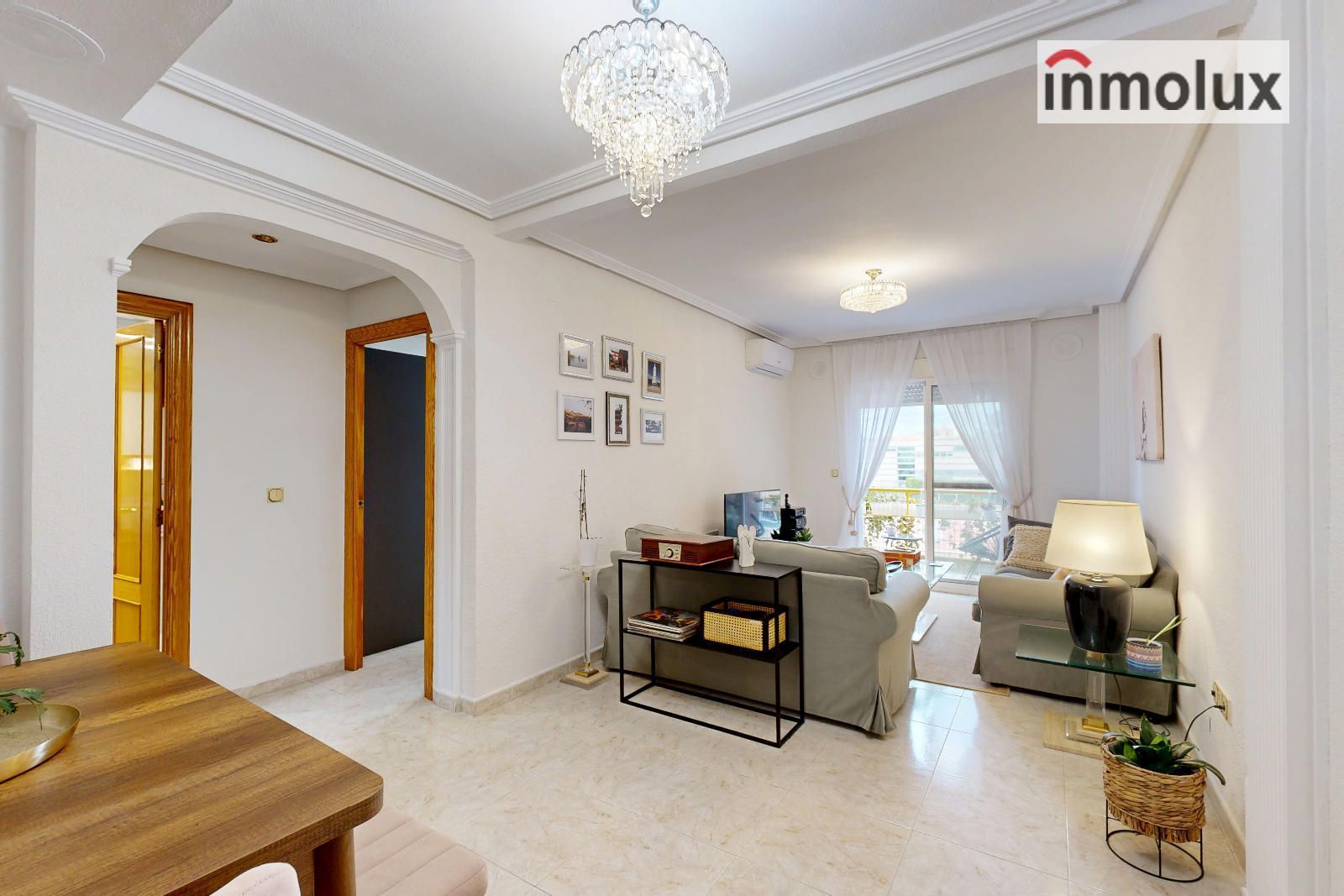 Sala d'estar de Pis en venda en Alicante / Alacant amb Aire condicionat, Calefacció i Terrassa