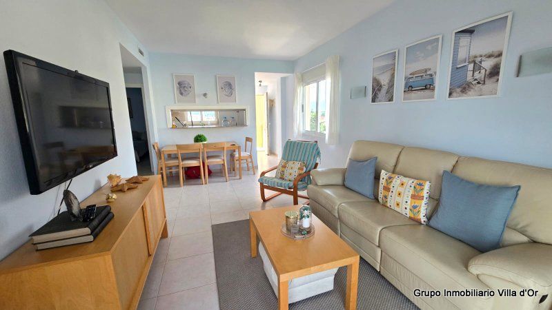 Sala d'estar de Apartament en venda en Dénia amb Aire condicionat, Calefacció i Traster