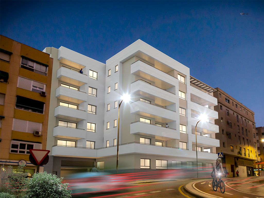 Vista exterior de Apartament en venda en Málaga Capital amb Aire condicionat, Terrassa i Moblat