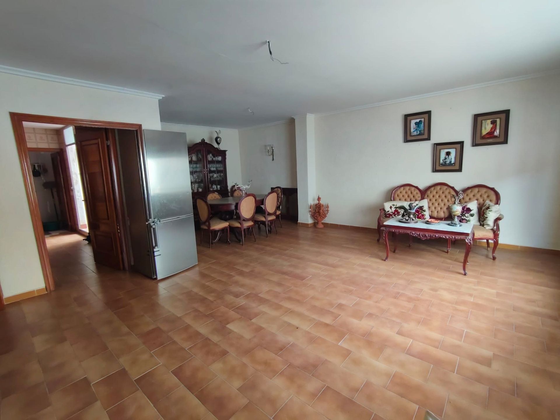 Menjador de Casa adosada en venda en Valle del Zalabí amb Terrassa, Traster i Moblat