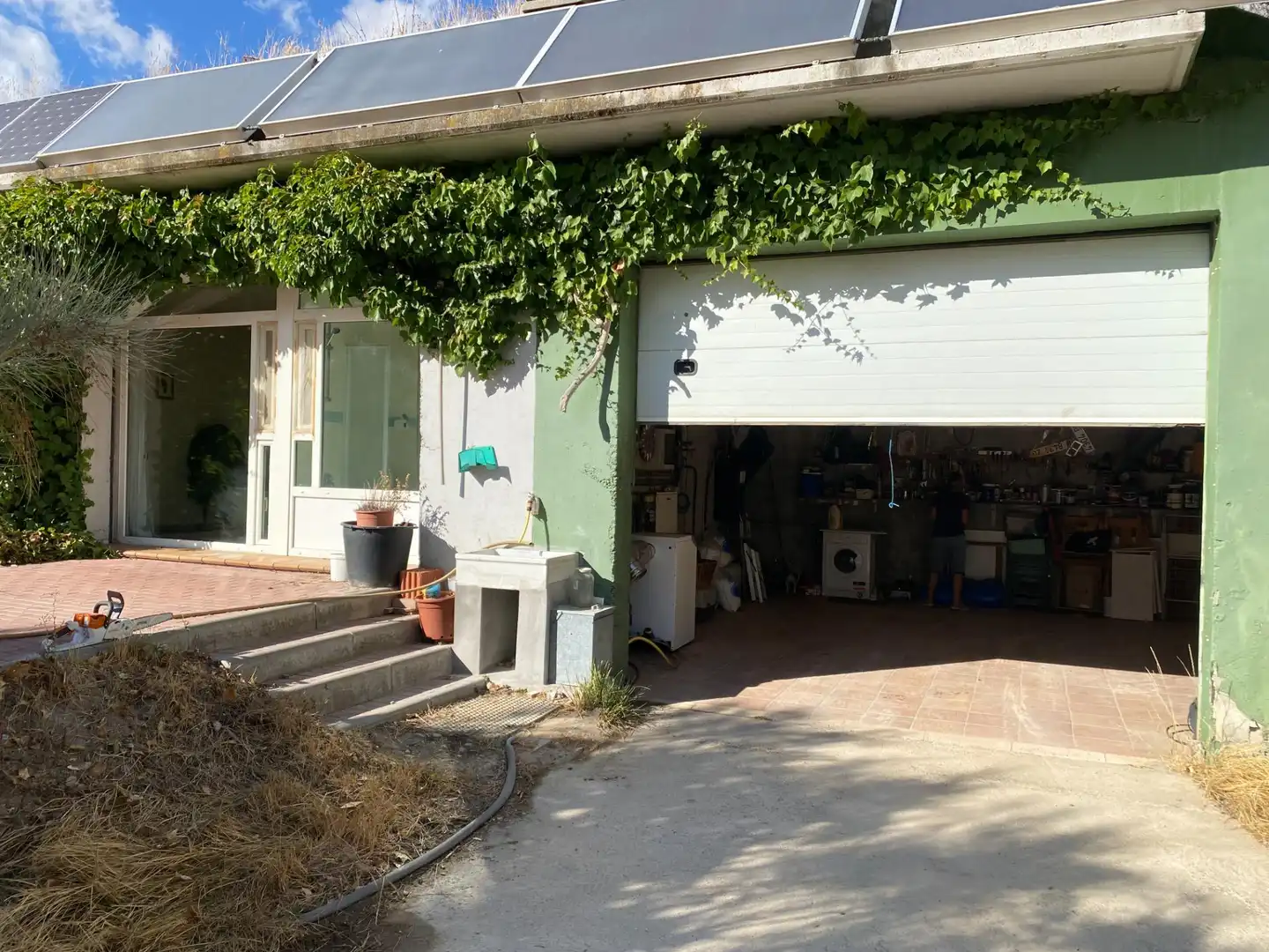 Jardí de Finca rústica en venda en Valoria la Buena amb Jardí privat i Piscina