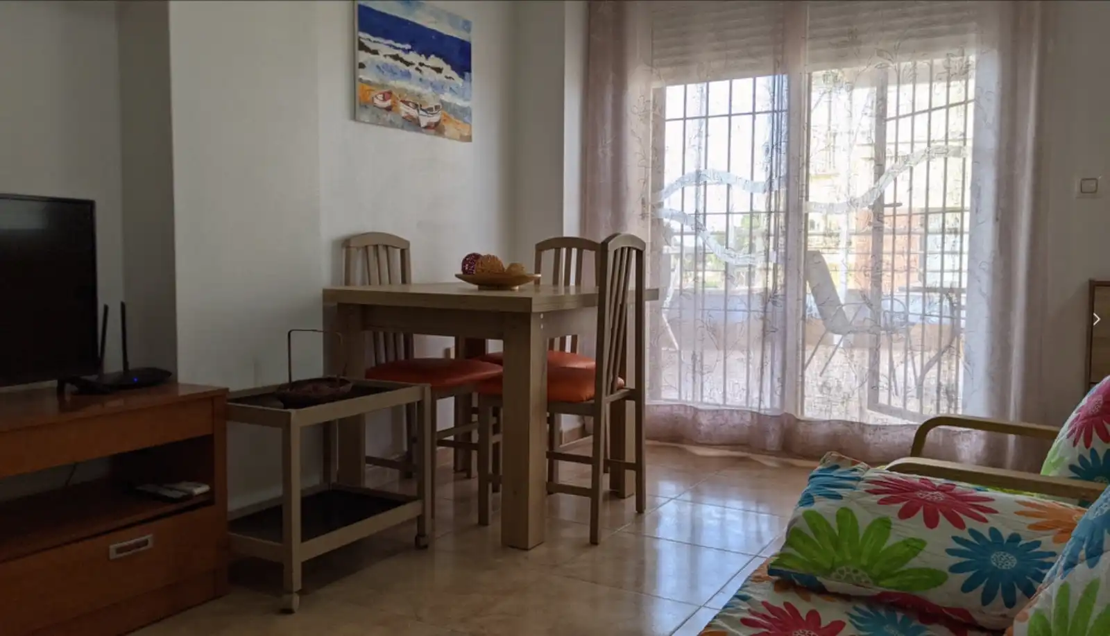 Comedor de Apartamento de alquiler en San Javier con Aire acondicionado, Calefacción y Amueblado