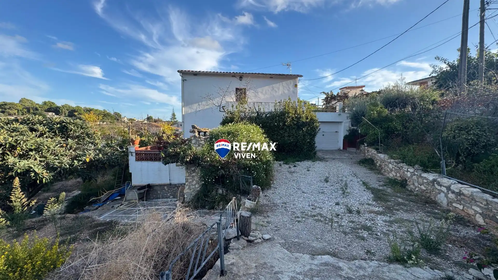 Vista exterior de Casa o chalet en venta en Cubelles con Jardín privado