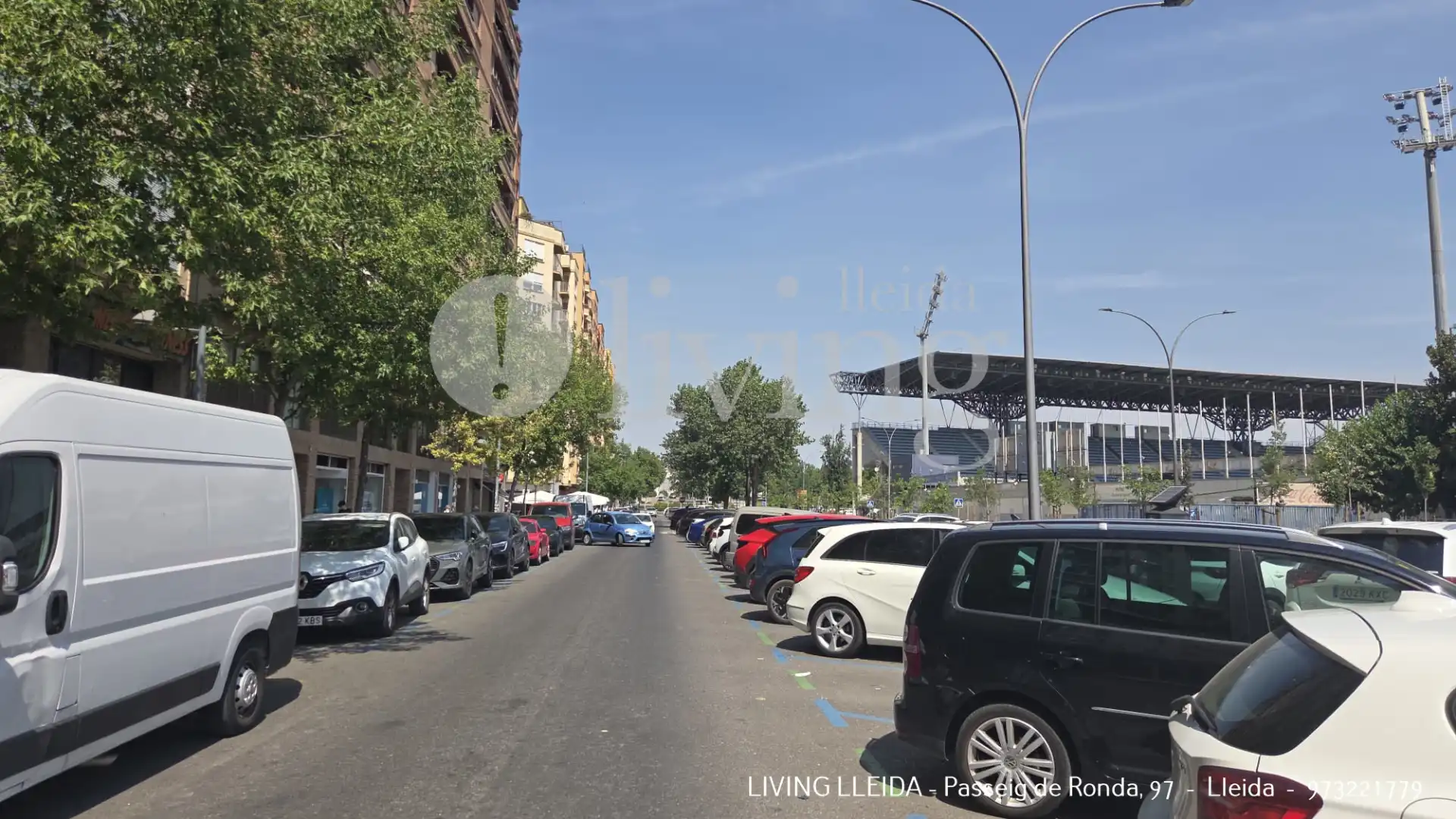 Parking of Flat for rent in Lleida  with Heating, Parquet flooring and Furnished