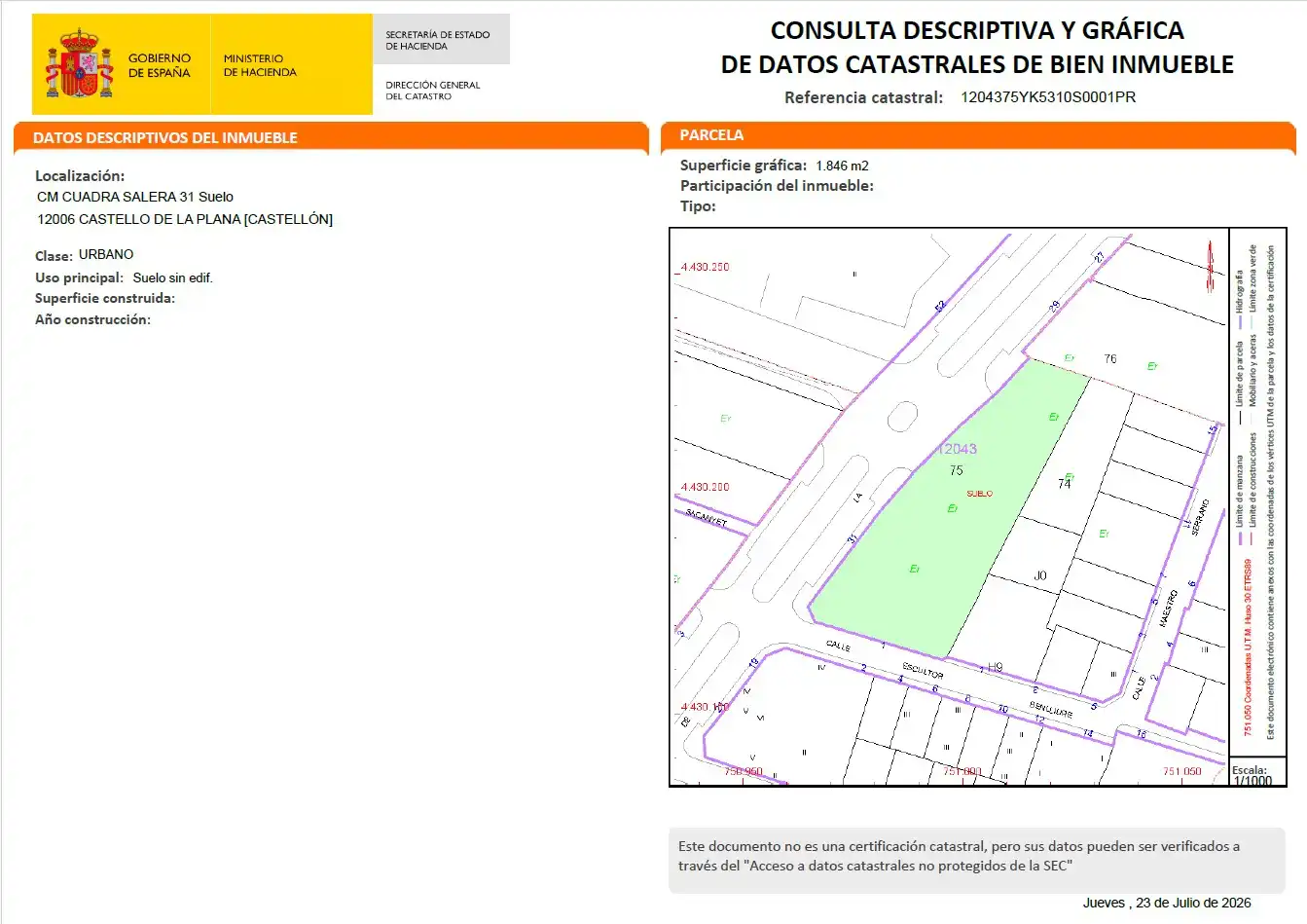 Residencial en venta en Calle Cuadra la Salera, 31, Ciutat del Transport - La Salera