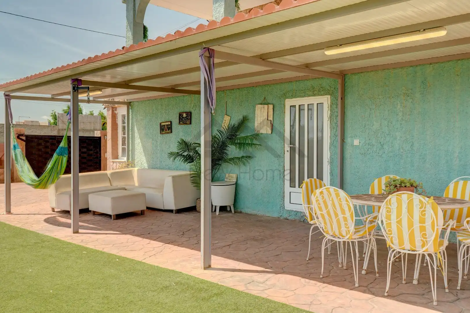 Terrace of Houses for sale in La Pobla de Vallbona  with Air Conditioner, Heating and Private garden