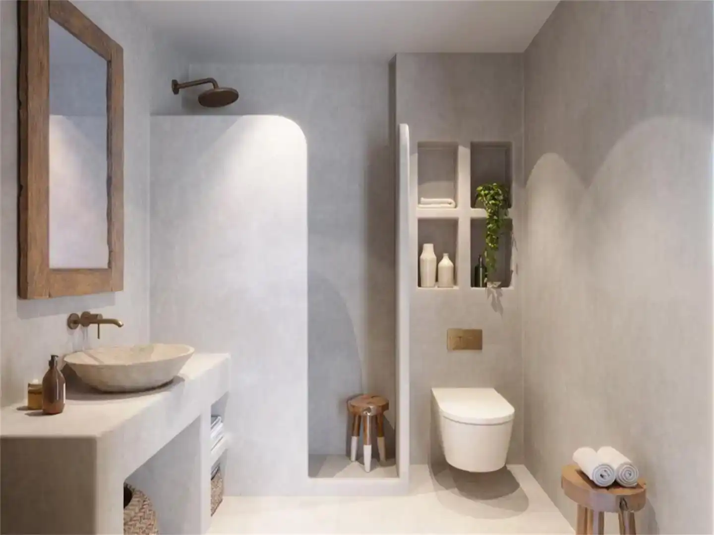 Baño de Casa adosada en venta en Maó - Mahón con Aire acondicionado