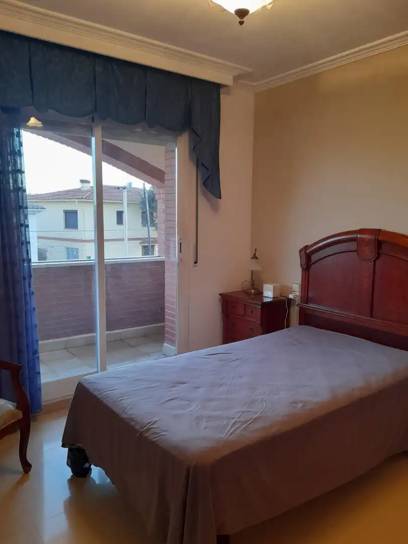 Schlafzimmer von Haus oder Chalet zur Miete in Premià de Mar mit Klimaanlage, Terrasse und Balkon