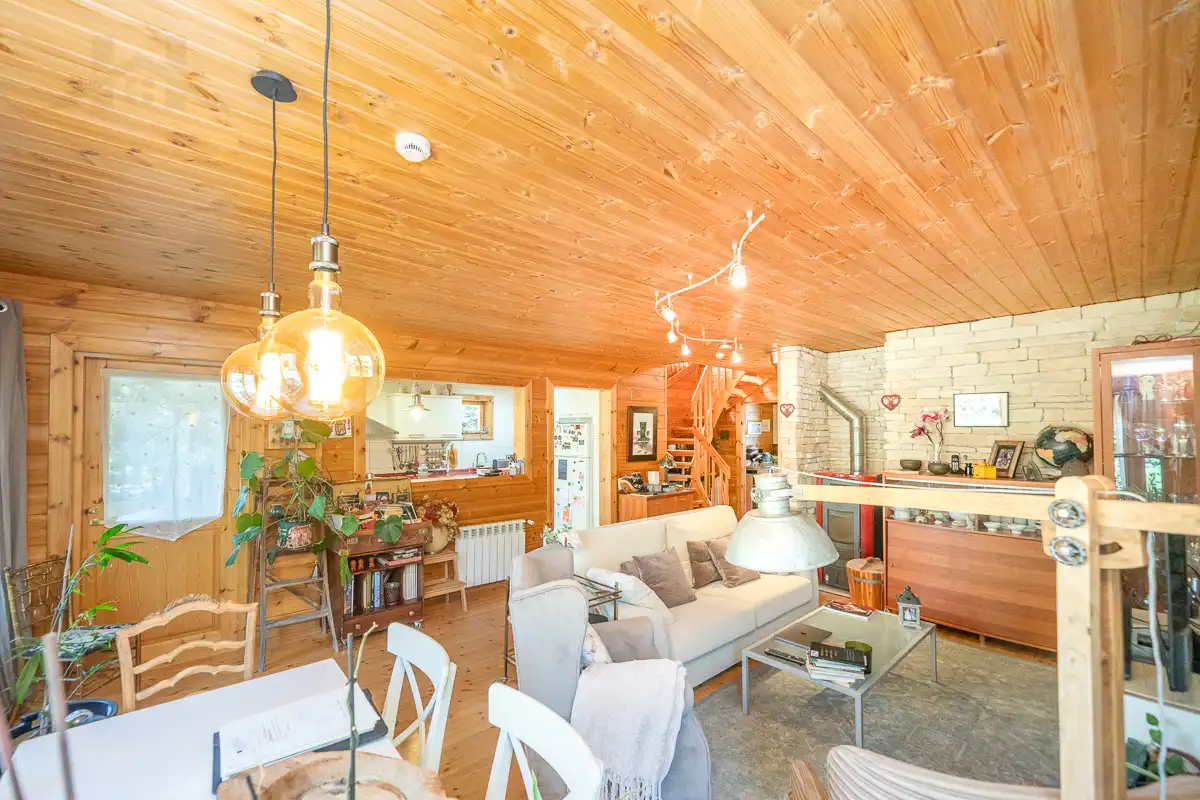 Sala de estar de Casa o chalet en venta en Valdemorillo con Aire acondicionado, Jardín privado y Terraza