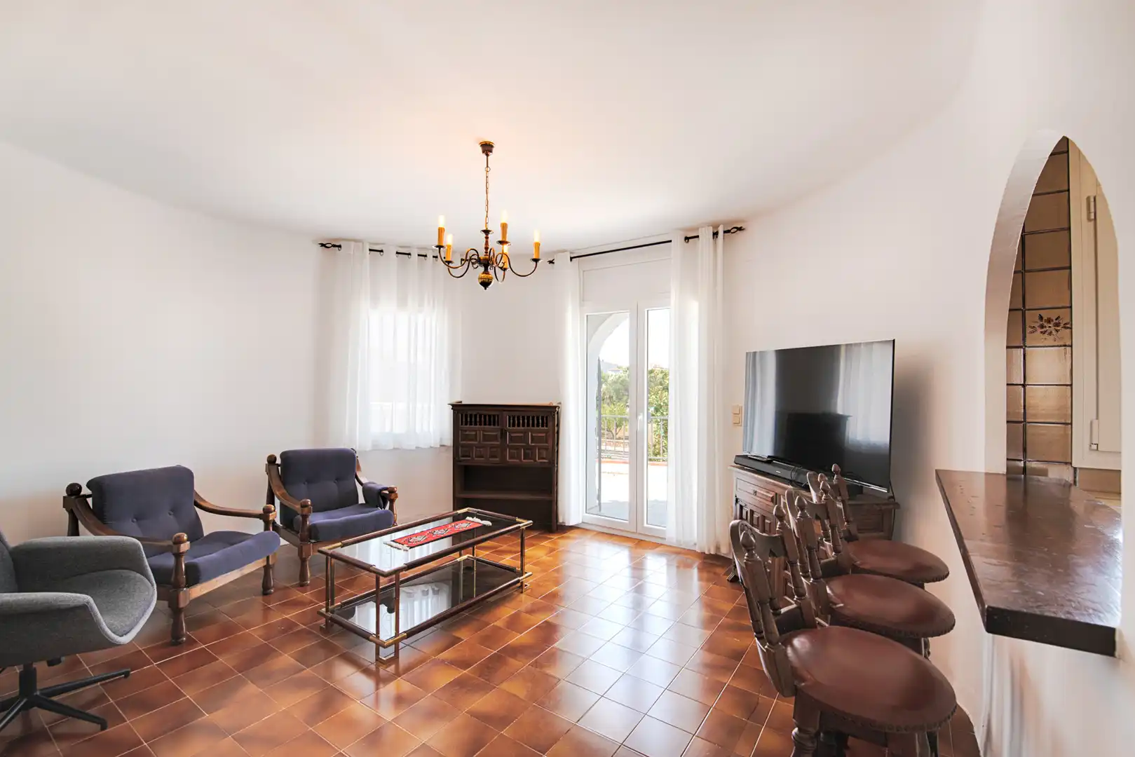 Living room of Houses for sale in Empuriabrava  with Air Conditioner and Private garden