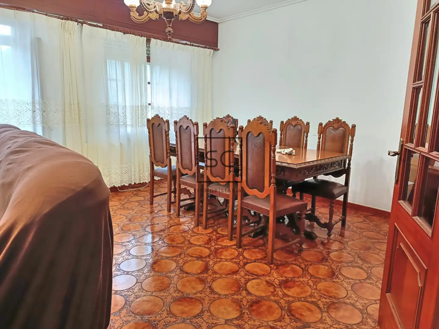 Dining room of Houses for sale in Narón  with Heating, Private garden and Terrace