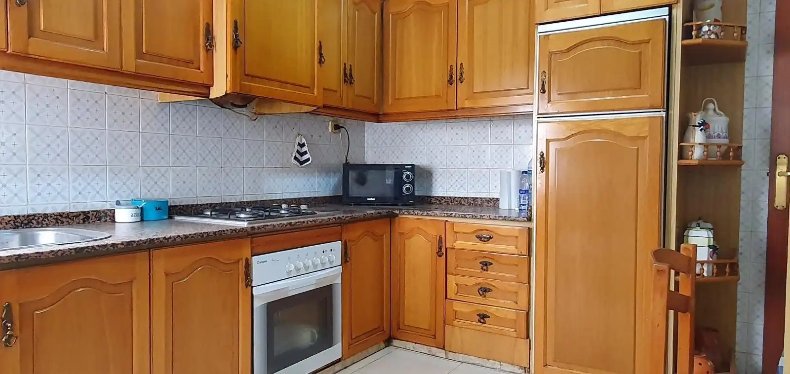 Cocina de Piso en venta en San Vicente del Raspeig / Sant Vicent del Raspeig con Aire acondicionado, Amueblado y Balcón
