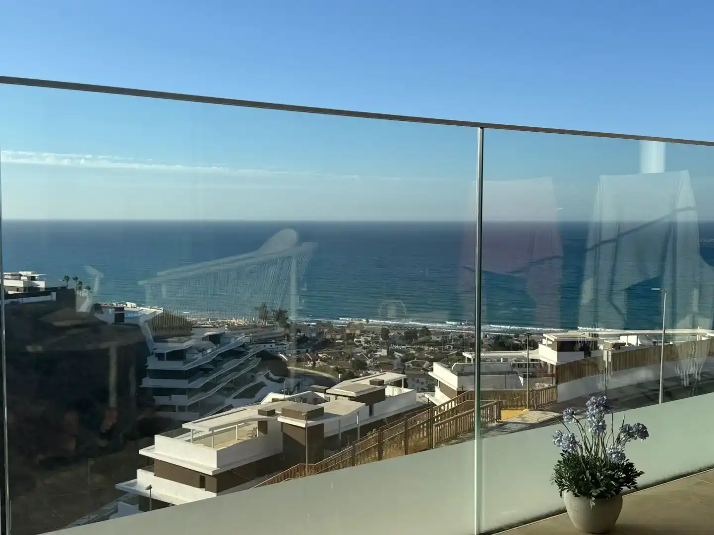 Balcony of Flat for rent in Rincón de la Victoria  with Air Conditioner, Swimming Pool and Balcony