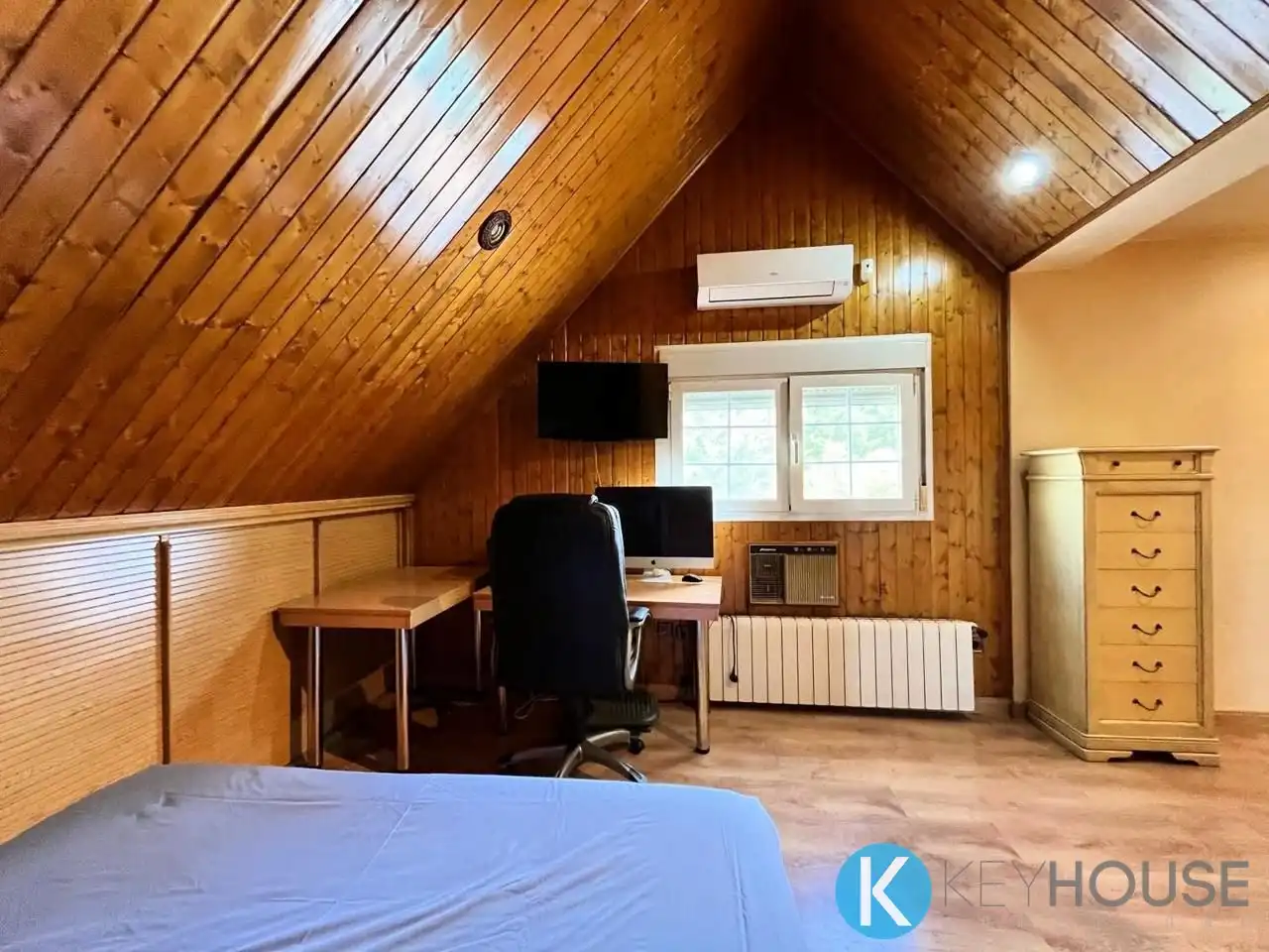 Habitación de Casa o chalet en venta en Villar del Olmo con Aire acondicionado, Jardín privado y Piscina