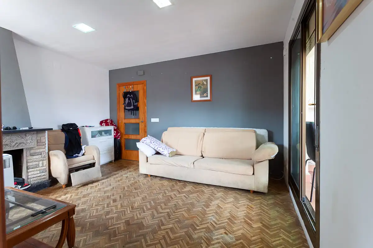 Living room of Attic for sale in  Barcelona Capital  with Terrace and Storage room