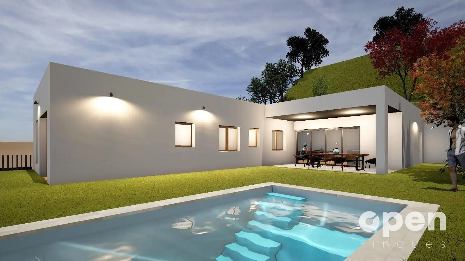 Piscina de Casa o xalet en venda en Ullastrell amb Calefacció, Terrassa i Piscina