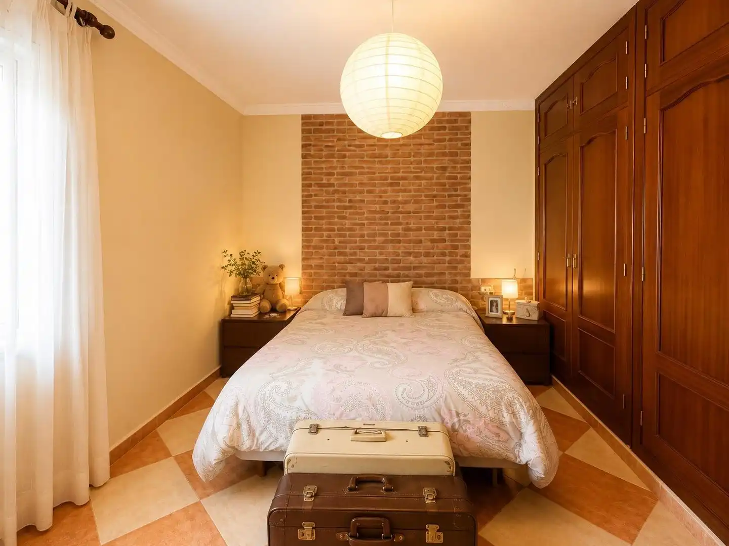 Schlafzimmer von Wohnung zum Verkauf in Jerez de la Frontera mit Klimaanlage, Privatgarten und Möbliert