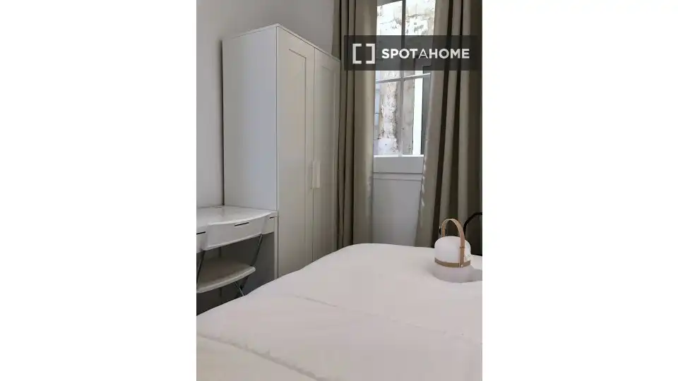 Bedroom of Flat for share in L'Hospitalet de Llobregat  with Air Conditioner, Heating and Terrace