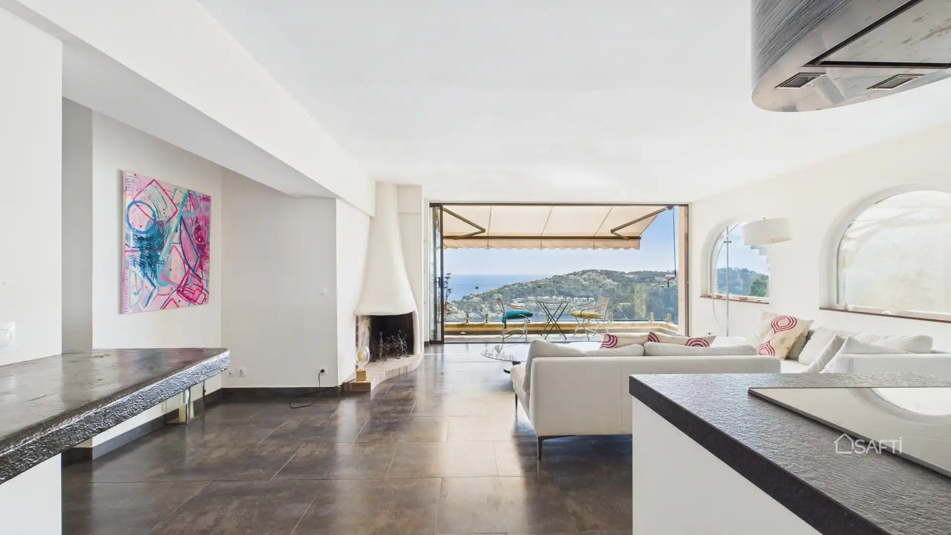 Sala d'estar de Apartament en venda en Andratx amb Aire condicionat, Balcó i Piscina comunitària