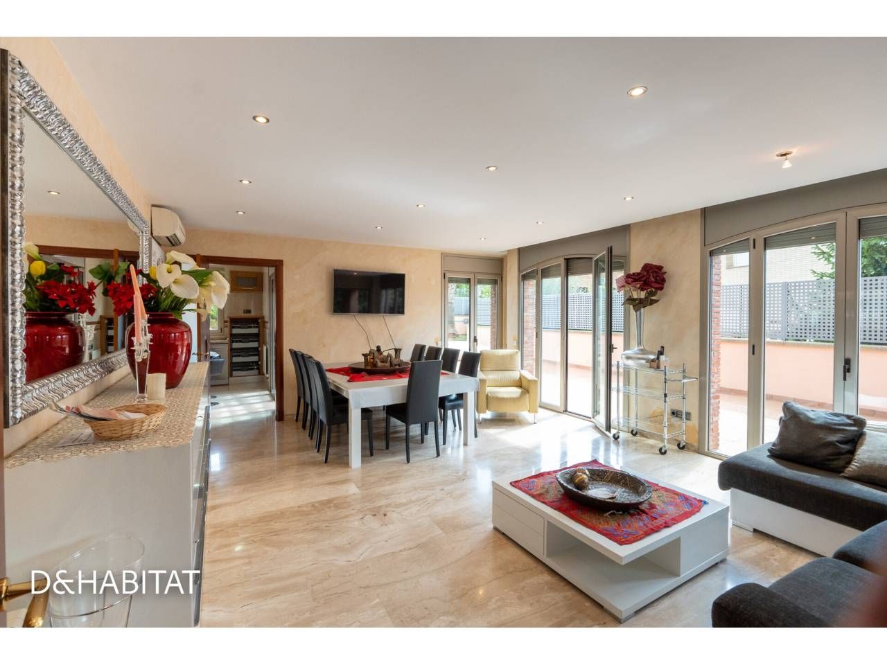 Dining room of House or chalet for sale in Viladecavalls  with Air Conditioner, Heating and Private garden