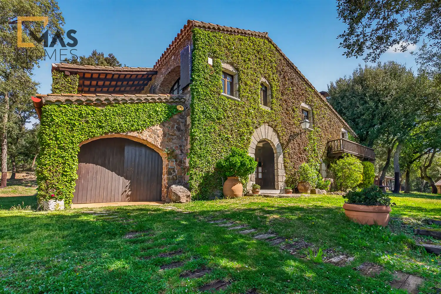 Jardí de Finca rústica en venda en Arbúcies amb Aire condicionat, Calefacció i Jardí privat