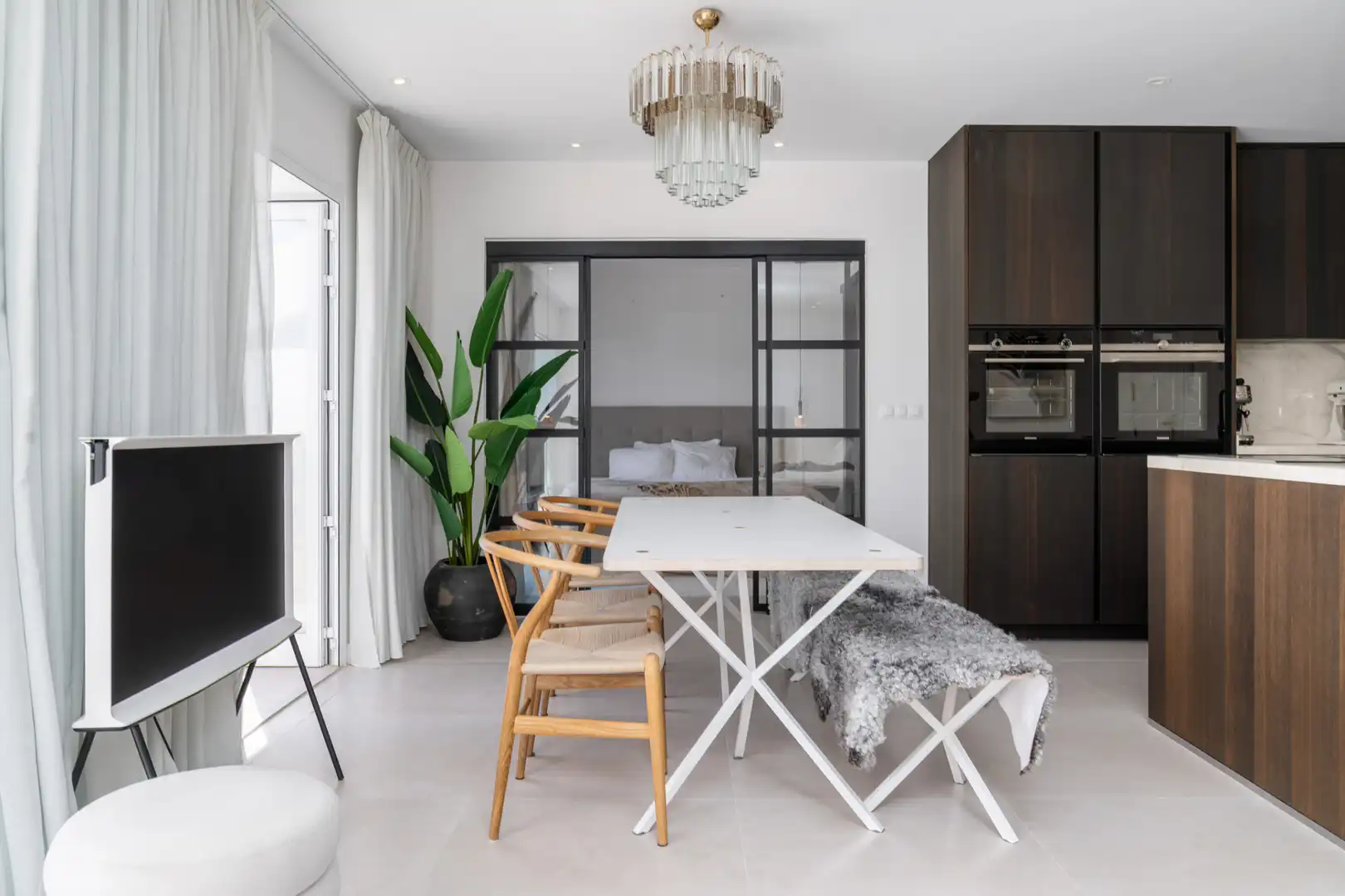 Comedor de Ático en venta en Benahavís con Aire acondicionado, Terraza y Piscina